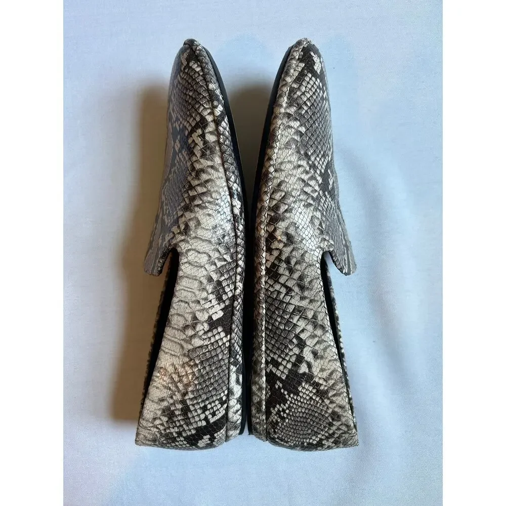 Vince Paz Venetian Snake Print Loafers Flats 6M US or 36 EUR